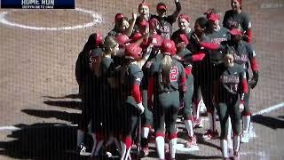 Arizona softball's Devyn Netz home run vs. Stanford