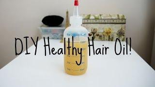 D.I.Y Hair Oil for Healthy Edges and Scalp