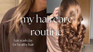 hair wash day routine for healthy hair | current favourite haircare products