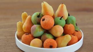 Make Marzipan Fruit | Marzipan Apples, Pears, Oranges