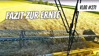 Vlog #271 Zurück bei uns, der letzte Weizen. Fazit zur Ernte.