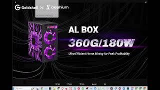 360GH GOLDSHELL AL BOX VS GPU SIDE TO SIDE COMPARISON, WHAT EXPECT FROM ALEPHIUM