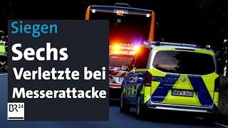 Siegen: Sechs Verletzte bei Messerattacke | BR24