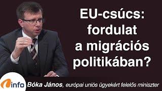 EU-csúcs: fordulat a migrációs politikában? Bóka János, Inforádió, Aréna