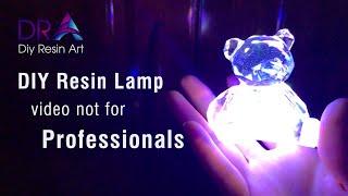 Easy making Epoxy Resin lamp with the mold | Diy Resin Art