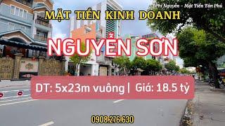 BÁN MẶT TIỀN NGANG 5M ĐƯỜNG NGUYỄN SƠN, QUẬN TÂN PHÚ | ĐỐI DIỆN THẾ GIỚI DI ĐỘNG