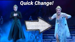 #Shorts | Let It Go - Frozen Musical in Australia - Jemma Rix (Quick Change and Finale)