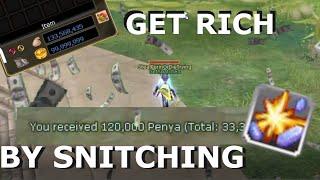 [Insanity Flyff] How to get rich by sn*tching