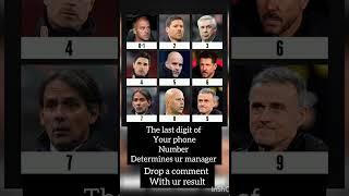 The number you like most Your manager ⌛#football #trending #shorts #youtubeshorts