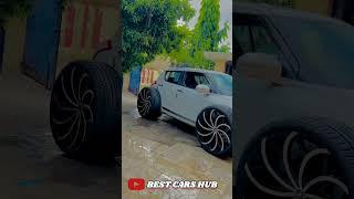 Modified Swift With Massive Tyre  #shorts #carslover #swift