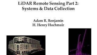 LiDAR Remote Sensing Part 2: Systems & Data Collection