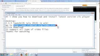 How to get latest version vlc player check the video