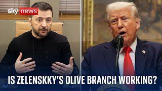 US cuts off intelligence sharing with Ukraine as Trump responds to Zelenskyy's olive branch