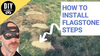 ️ Flagstone Steps How to Easily DIY Install (& Secure) on Slope Outdoors or in Backyard