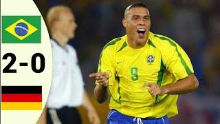 Germany vs Brazil 2-0 World Cup Final-2002- Excellent Higlights and goals HD