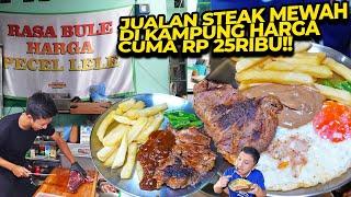 JUAL STEAK MEWAH KOK 25RIBU?? PAKE DAGING AUSTRALI!!