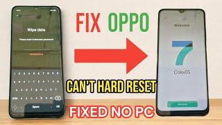 All OPPO Hard Reset password ( Please Enter Password ) Fixed  100% Done No PC