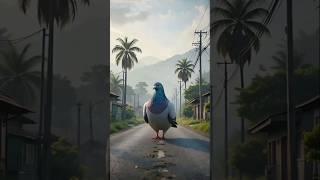 قصة الحمامة الأم وقسوة الصقر | قصة قصيرة مؤثرة للأطفال#كرتوناطفال #قصص_عربية#animals #youtubeshorts