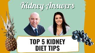 Our top 5 diet tips for kidney health