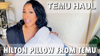 Temu Home Decor | Bedroom Makeover | Temu Hilton Pillows Review