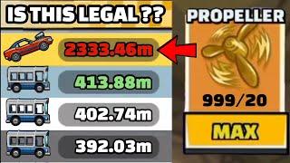 2300m LONG JUMP??  IS THIS FAIR IN LONG JUMP EVENT? - Hill Climb Racing 2