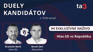 DUELY KANDIDÁTOV: Hlas-SD vs Republika