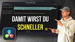 Wie du vieeeel schneller wirst im Schnitt! - Davinci Resolve Tutorial