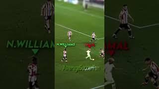 Nico Williams vs lamine yamal #soccer #shorts #fyp #edit