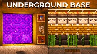 Minecraft: The ULTIMATE Secret Underground Survival Base [Tutorial]