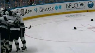 Anze Kopitar 3rd Period Natural Hat Trick Frustrates Buffalo