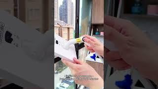 Clean your windows like a pro without leaving your living room! #CleaningGadget #windowcleaner