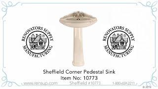 Bone Sheffield Corner Sink | Renovator's Supply