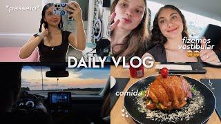 daily vlog: fiz vestibular passeio & família :)