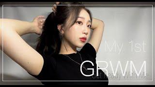 [GRWM] 첫 번째 겟레디위드미️ | 무쌍 메이크업 | 전 바비브라운 직원의 데일리 메이크업| 지냐 Jinyaa