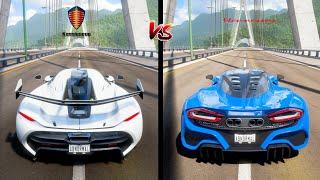 FORZA HORIZON 5 THE BATTLE OF FASTEST Koenigsegg Jesko VS Hennessey Venom F5 | DRAG AND TOP SPEED