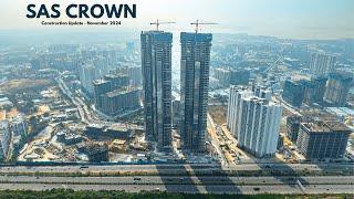 SAS Crown - Tallest Skyscraper in Hyderabad | SAS Crown Construction Update November 2024