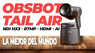 OBSBOT TAIL AIR en ESPAÑOL - CONOCE ESTA CAMARA QUE TIENE MAS DE LO QUE IMAGINAS