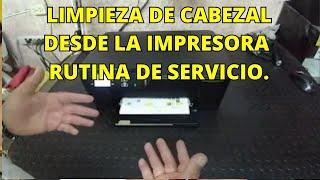 HP LIMPIEZA CABEZALES NIVEL USUARIO RUTINA DE SERVICIO, HP HEAD CLEANING USER LEVEL SERVICE ROUTINE,