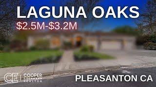 Living in Pleasanton CA | The Laguna Oaks community tour | $3M homes in Pleasanton