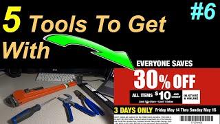 5 Tools Get With 30% Off Coupon #6 @ Harbor Freight