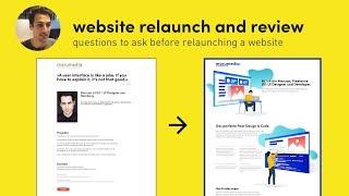 website relaunch and review