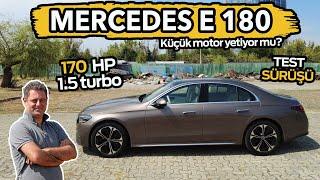 Mercedes E 180 test sürüşü (2024) | Küçük motor yetiyor mu?