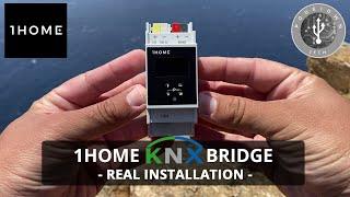 1Home KNX Bridge - Real Installation