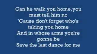 Save The Last Dance For Me - Michael Buble - Lyrics on screen