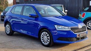 2019 (19) Skoda Fabia S 1.0 MPI 5Dr in Energy Blue. 26k Miles. 4 Services. Group 1 Insurance! £9490