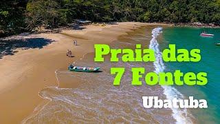 Praia das 7 Fontes UBATUBA - Lindas imagens e TRILHA COMPLETA