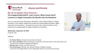What Comes Next? Lessons In Digital Innovation | Marshall Loeb Lecture by Prof. Sree Sreenivasan