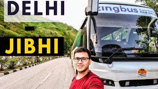 DELHI to JIBHI - How to reach JIBHI HIMACHAL by BUS from DELHI?? - AUT to JIBHI