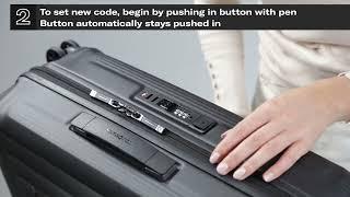 Samsonite - Lock instructions Nuon