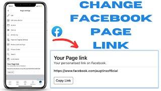 How To Change Facebook Page Link || Customize Facebook Page URL